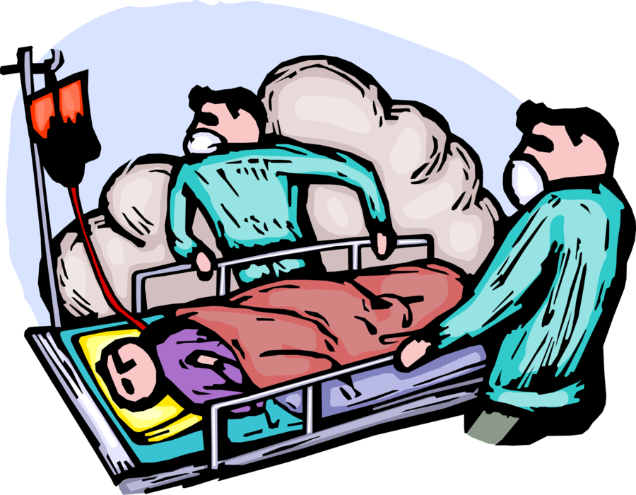 Vector Illustration Of Emergency Rescue Paramedics Clipart (900x700), Png Download