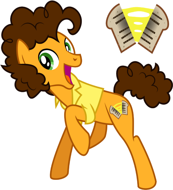 Guardians Of Harmony Cheese Sandwich - Mlp Cheese Sandwich Clipart (600x640), Png Download
