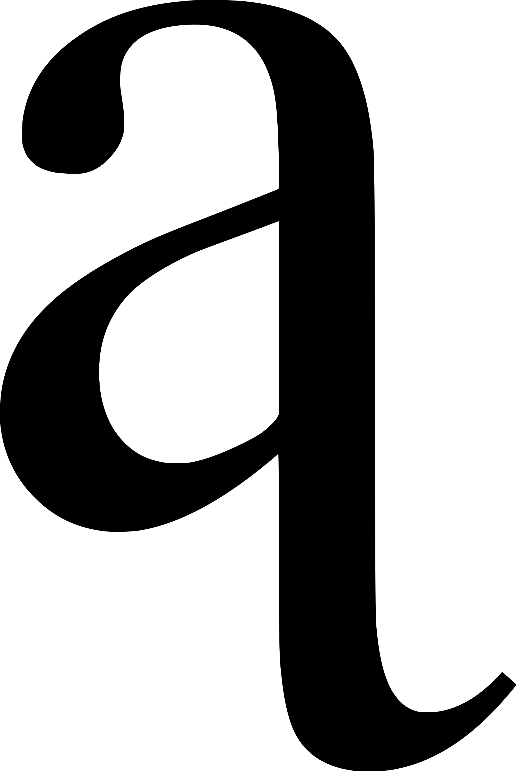 File Latin Small Letter A With U Turned Tail Svg Wikimedia - Letter A With A Tail Clipart (2000x2988), Png Download