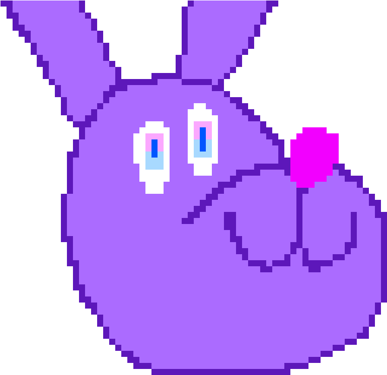 Pixel Art Lilac Clipart (1200x1200), Png Download