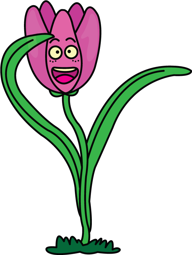 Jpg Royalty Free Cartoons Drawing Flower - Tulip Drawing Cartoon Clipart (720x1280), Png Download