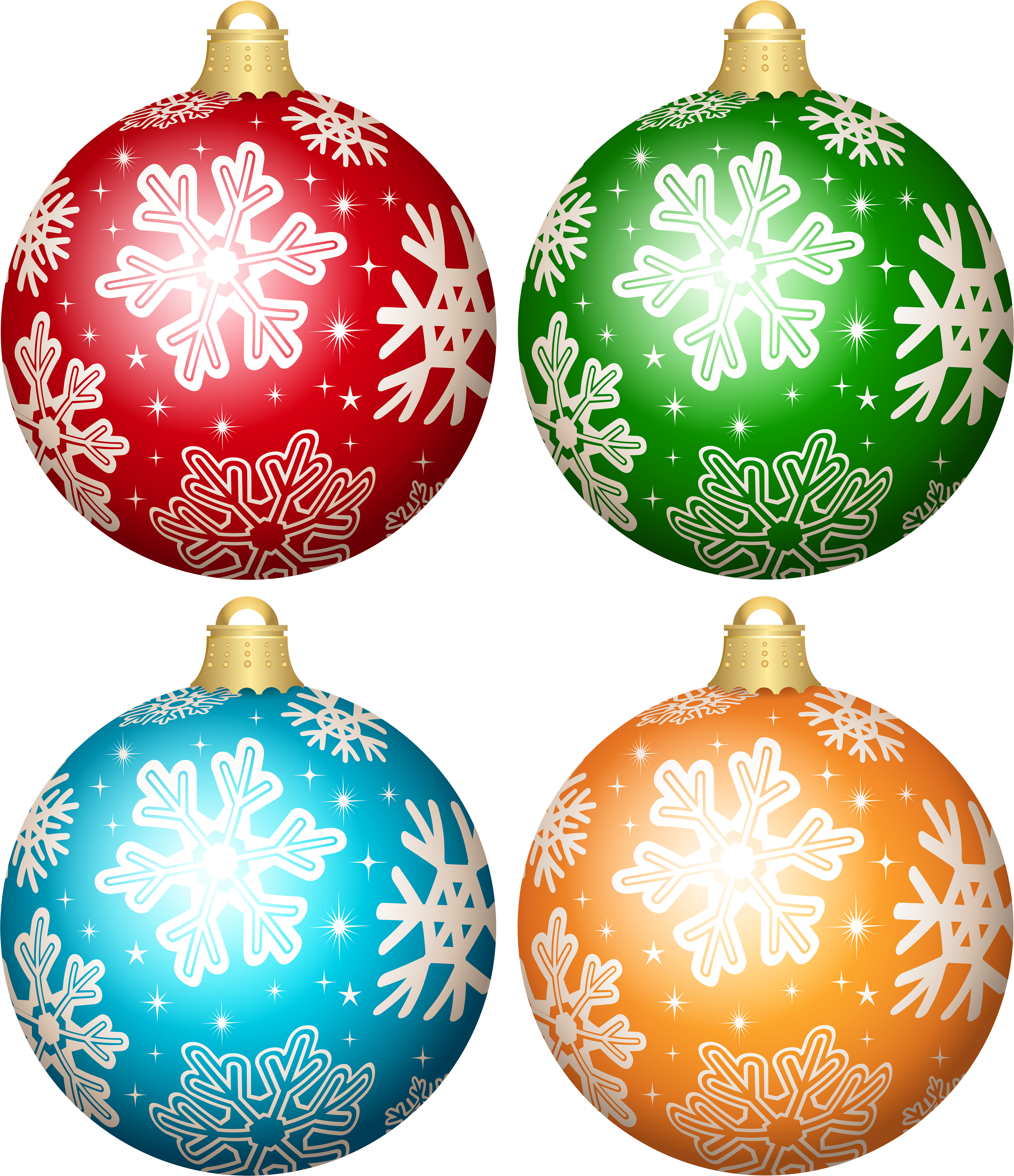 Christmas Ornament Sets Clipart - Png Download (5217x6000), Png Download