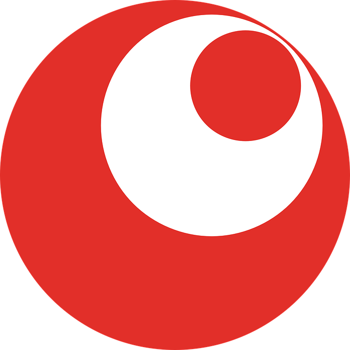 Karate Symbol - Red And White Circles Logo Clipart (600x600), Png Download
