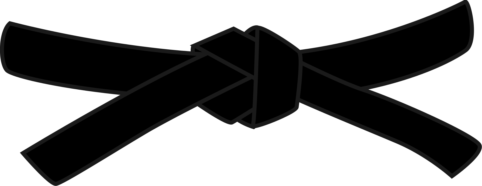 Clip Art Freeuse File Svg Wikimedia Commons Fileblack - Black Belt Clip Art - Png Download (1280x494), Png Download