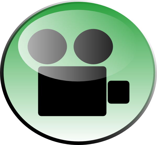 Video Icon-green Clipart (600x555), Png Download