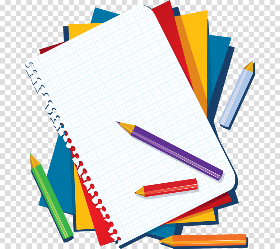 Download Rentrée Scolaire Png Clipart Notebook Clip - Notebook Paper And Pencil Clipart Transparent Png (900x800), Png Download