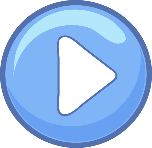 How To Set Use Blue Play Button Svg Vector Clipart (600x583), Png Download