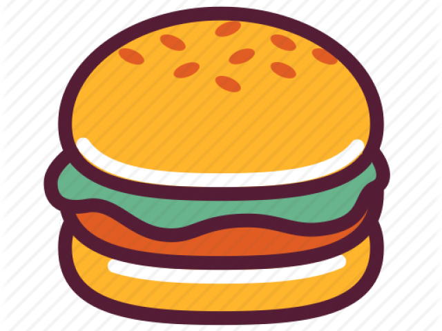 Hamburger Clipart Snack - Png Download (640x480), Png Download