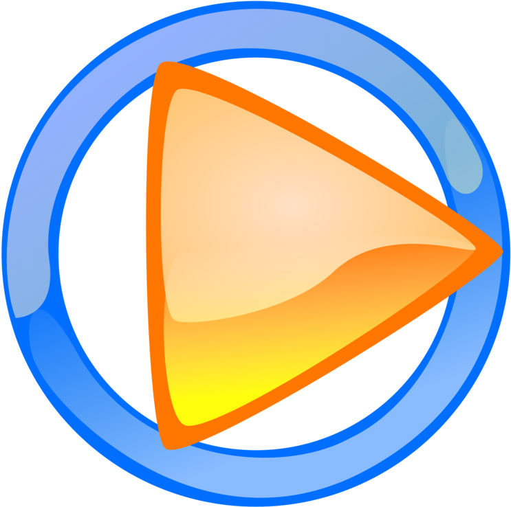 Colorful Play Button Svg Clip Arts 600 X 597 Px - Png Download (600x597), Png Download