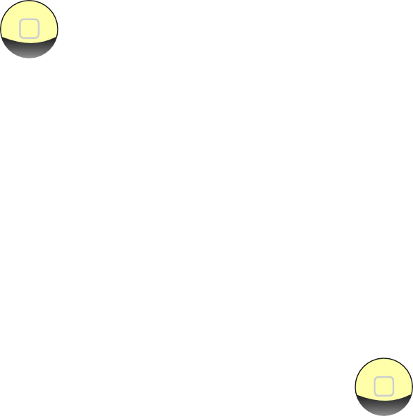 Yellow Home Button Svg Clip Arts 594 X 598 Px - Png Download (594x598), Png Download