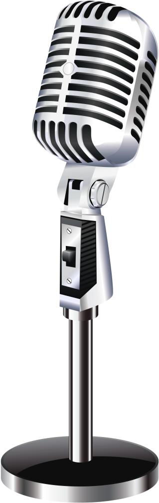 Download Clip Art Microphone Retro Microphone Png Transparent Png 322215 Pinclipart