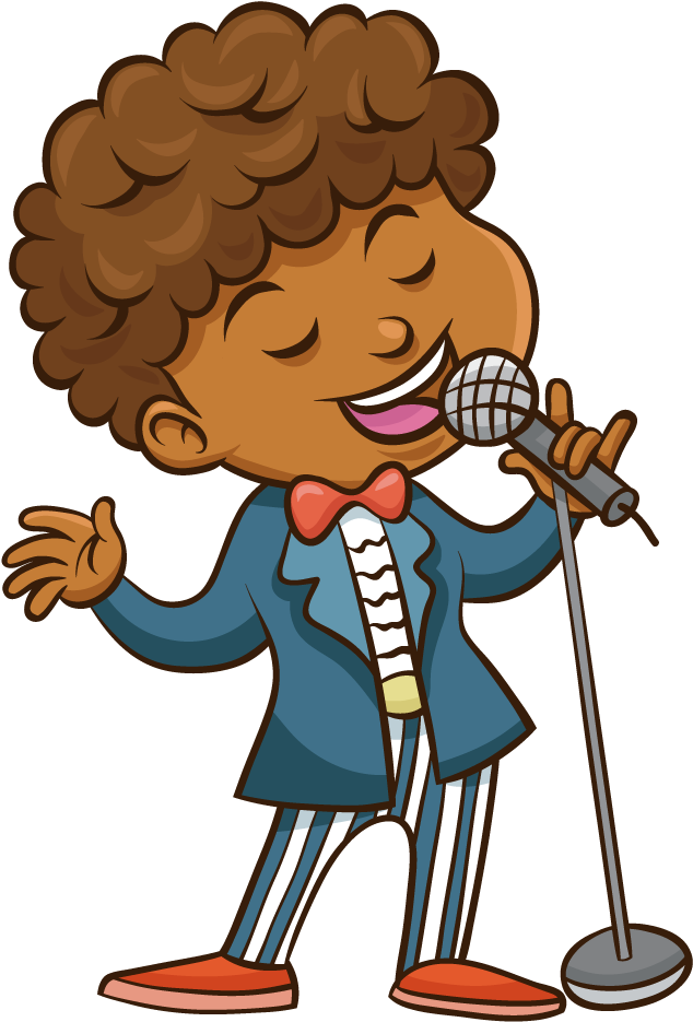 Vector Black And White Stock Cartoon Clip Art Take - Singing Images Clip Art - Png Download (1000x1001), Png Download