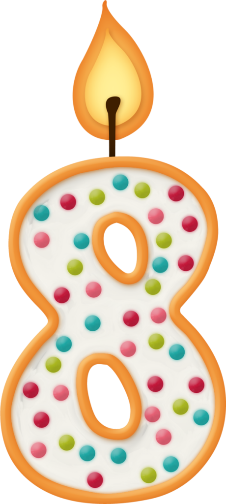 B Wish Birthdays, Clip Art - Vela De Cumpleaños 3 - Png Download (460x1024), Png Download