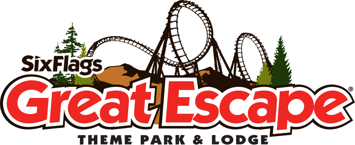 Lake George, Ny - Six Flags Great Escape Logo Clipart (1200x491), Png Download