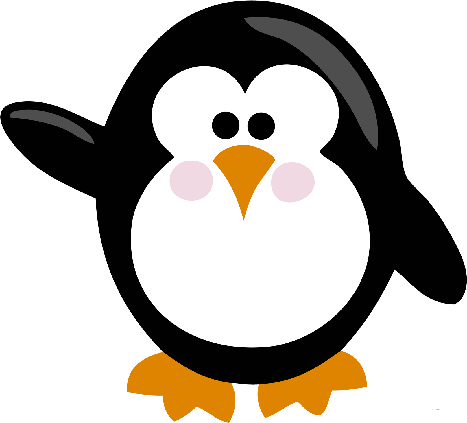 Photo By @daniellemoraesfalcao - Penguin Name Tag Clipart (1650x1650), Png Download