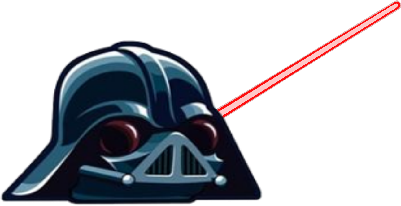 Angry Birds Darth Vader Clipart (1475x889), Png Download