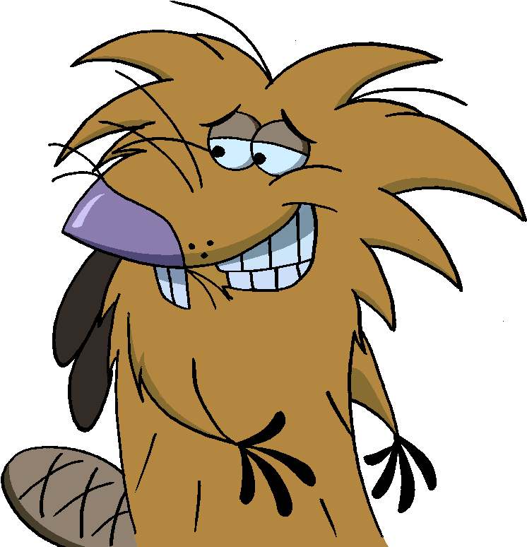 Cartoon Beaver Images - Norbert Angry Beavers Png Clipart (768x799), Png Download