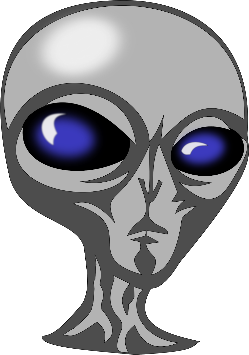 Angry Alien - Uzaylı Png Clipart (958x1366), Png Download