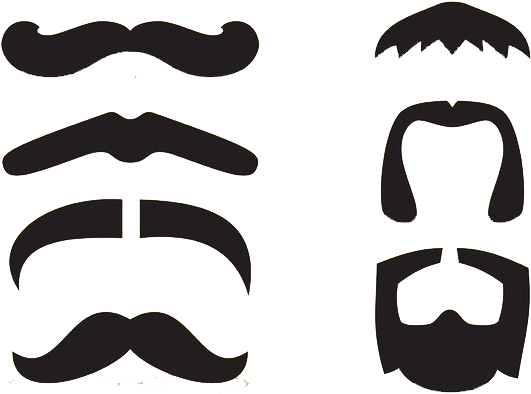 Clipart Black And White Download Beard Clipart Mouth - Vector De Bigote Gratis - Png Download (700x490), Png Download