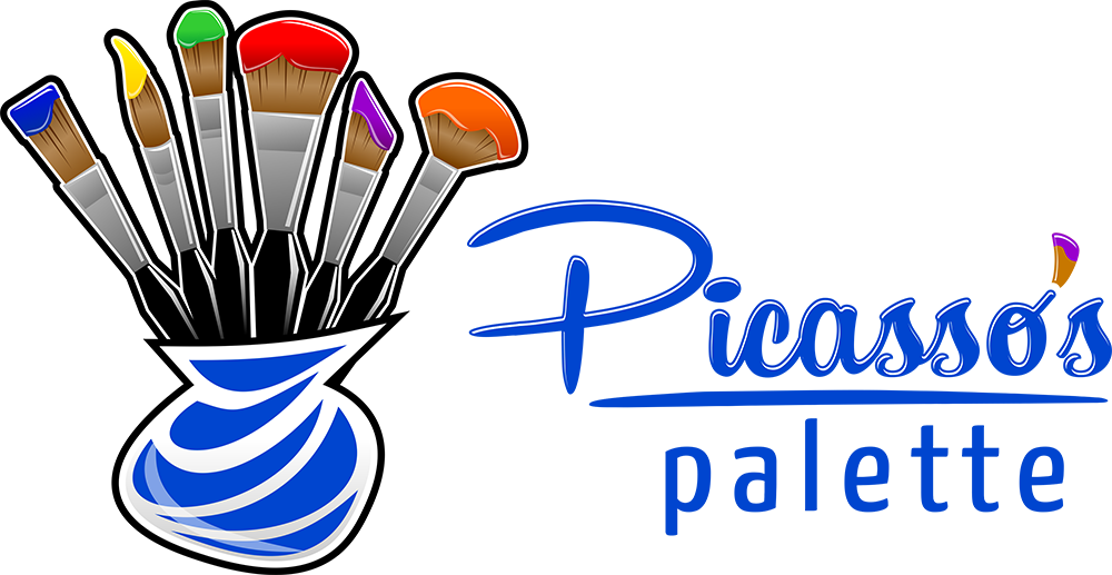 Picasso's Palette Clipart (1000x517), Png Download