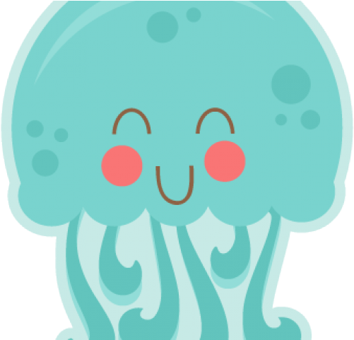 Jellyfish Clipart Happy Jellyfish - Transparent Background Jellyfish Clipart - Png Download (640x480), Png Download