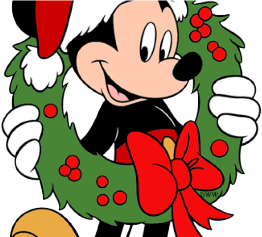 Mickey Caricaturas De Navidad Clipart (640x480), Png Download