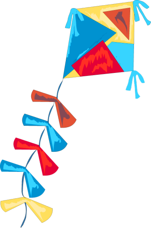 Cute Kite Clipart - Clip Art - Png Download (640x966), Png Download