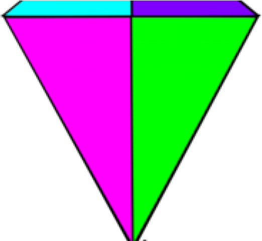 Kite Clipart Clip Art - Triangle - Png Download (640x480), Png Download