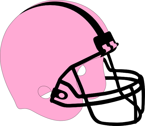 Pink Football Helmet Clipart - Png Download (600x519), Png Download