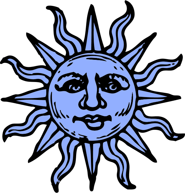 Sun - Apollo God Of Sun Symbol Clipart (600x626), Png Download