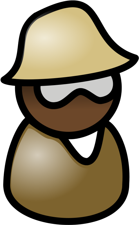 Free Clip Art Sun Wearing Sunglasses - Man - Png Download (600x979), Png Download