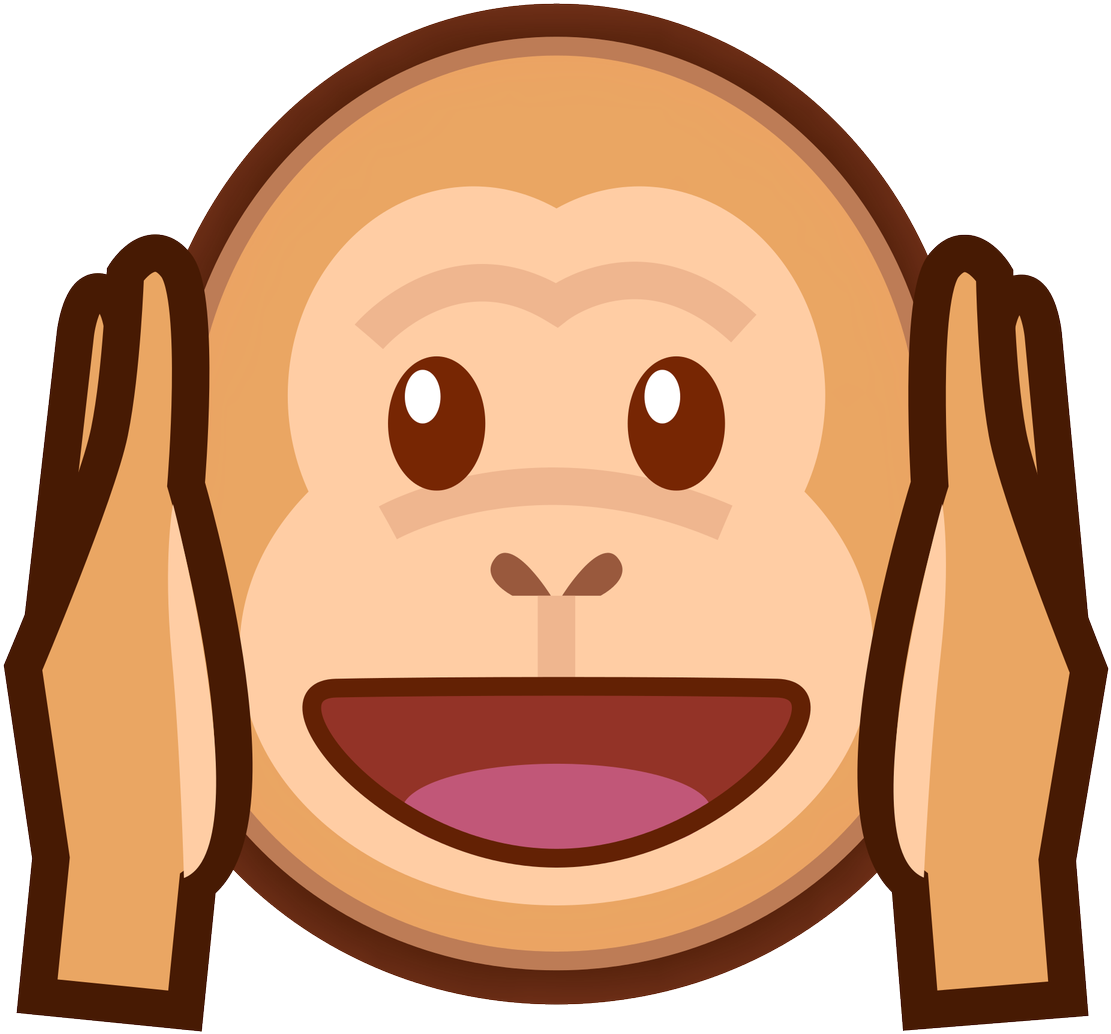 Listen Clipart Hear - Hear No Evil Png Transparent Png (1030x1030), Png Download