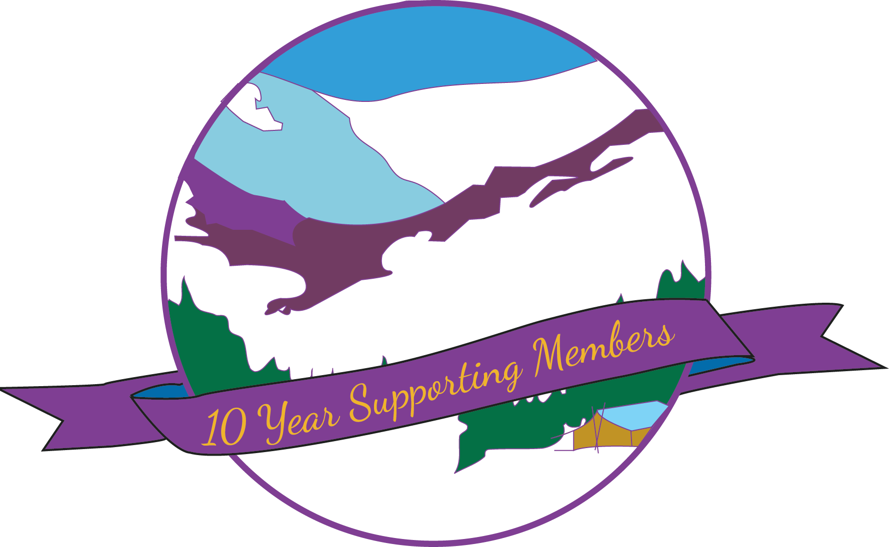 Glacier Clipart Ski Hill - Logo - Png Download (1778x1095), Png Download