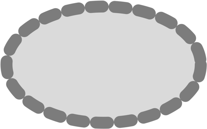 Necklace Bracelet Jewellery Computer Icons Bead - Dashed Ellipse Clipart (750x750), Png Download