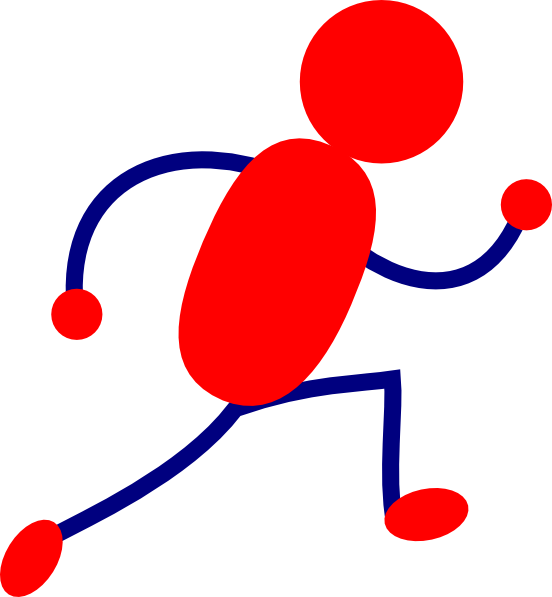 Running Man Animated Png Clipart (552x597), Png Download