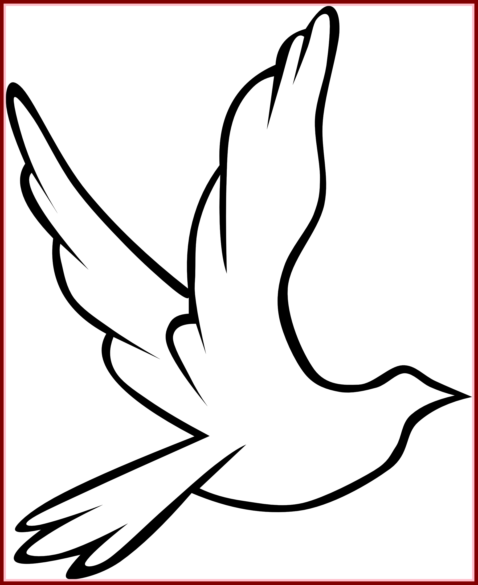 Stunning Fish Clip Art - Sign Of Peace Dove - Png Download (2029x2482), Png Download