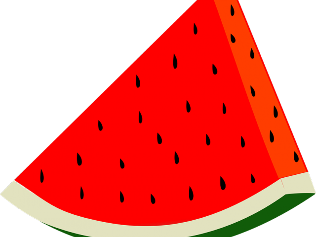 Watermelon Clipart Summer - Fatia De Melancia Em Png Transparent Png (640x480), Png Download