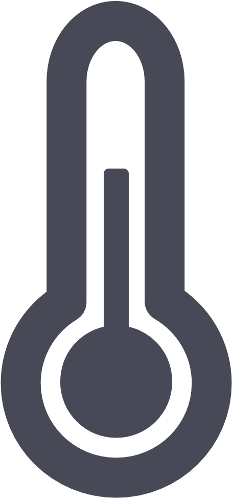 Icon Of Thermometer - Thermometer Logo Png Clipart (1000x1000), Png Download