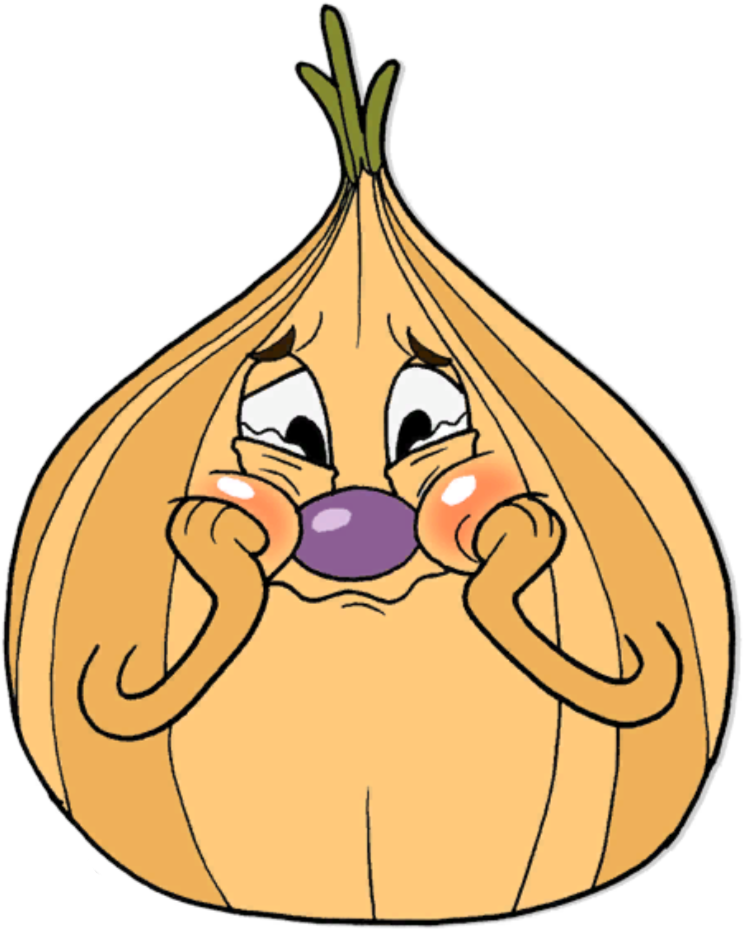 Image Weepytheonion Png Cuphead - Cuphead Onion Png Clipart (751x946), Png Download