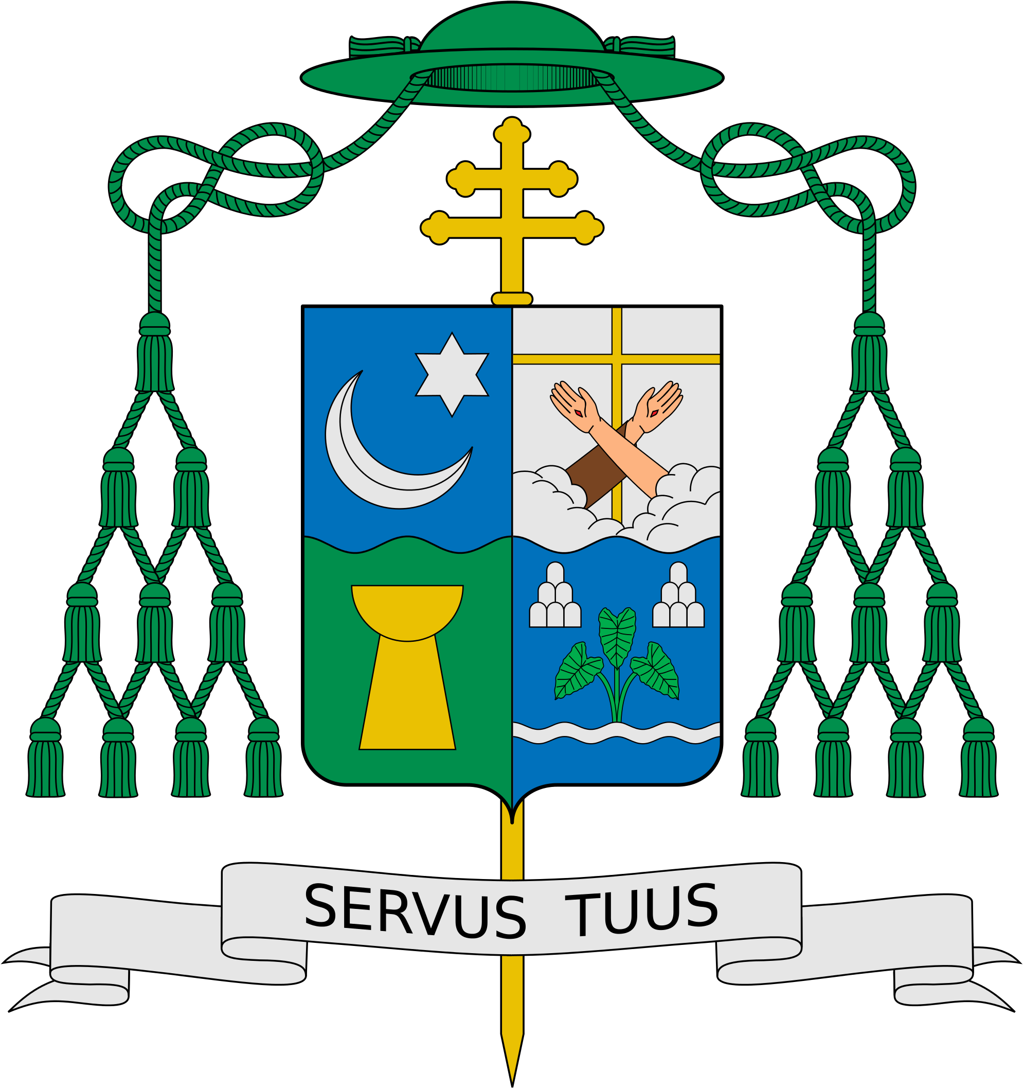 Picture Free Library File Coat Of Arms - Bishop Naumann Coat Of Arms Clipart (1000x1066), Png Download