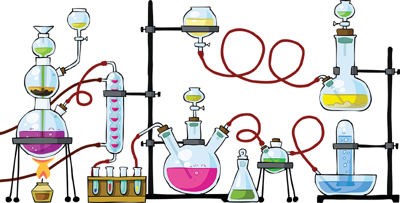 Home Supply Solutions Products To Encourage Exploration - Laboratorio De Quimica Dibujos Clipart (800x406), Png Download