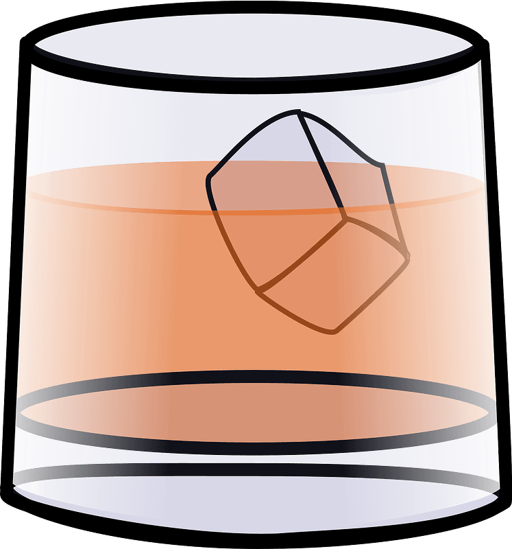 Cartoon Glass Of Alcohol Clipart (558x597), Png Download