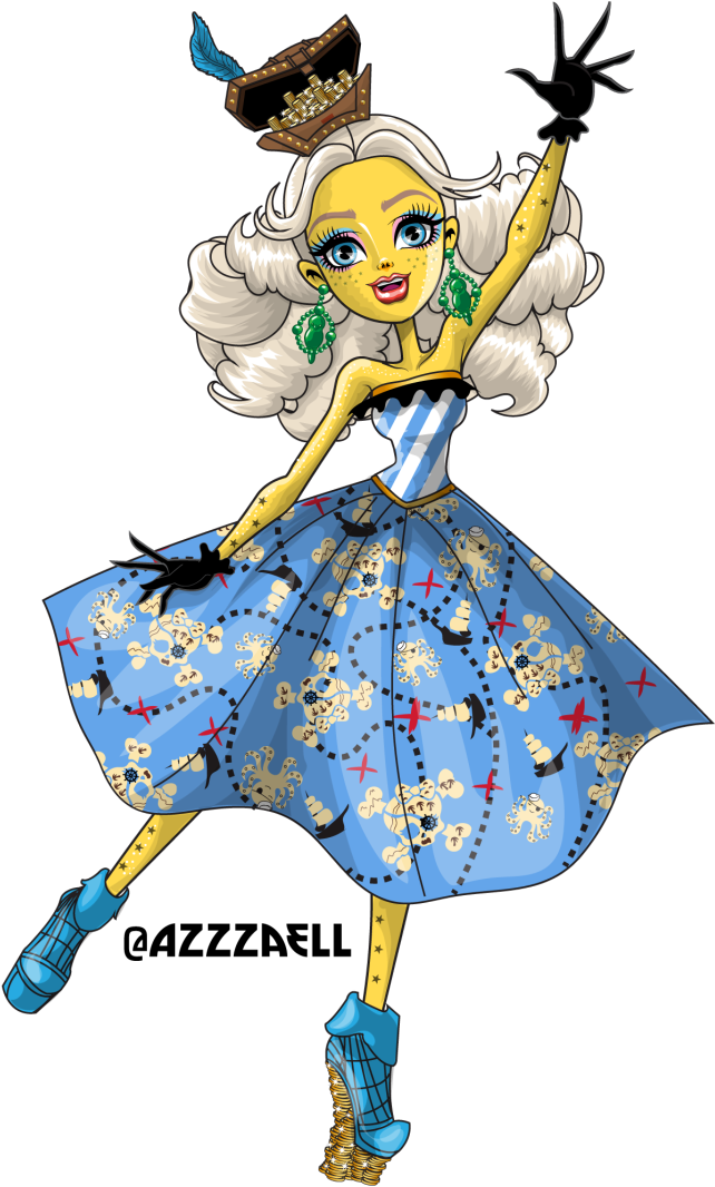 Dana Treasura Jones Oops I Forgot To Upload This Drawing - Monster High Dayna Treasura Jones Clipart (1280x1280), Png Download