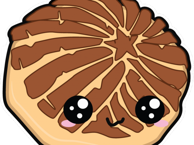 Cookie Clipart Kawaii - Pan Dulce Clipart - Png Download (640x480), Png Download
