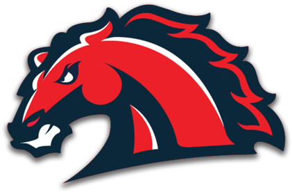 Life School Mustangs Mascot Clipart (450x450), Png Download