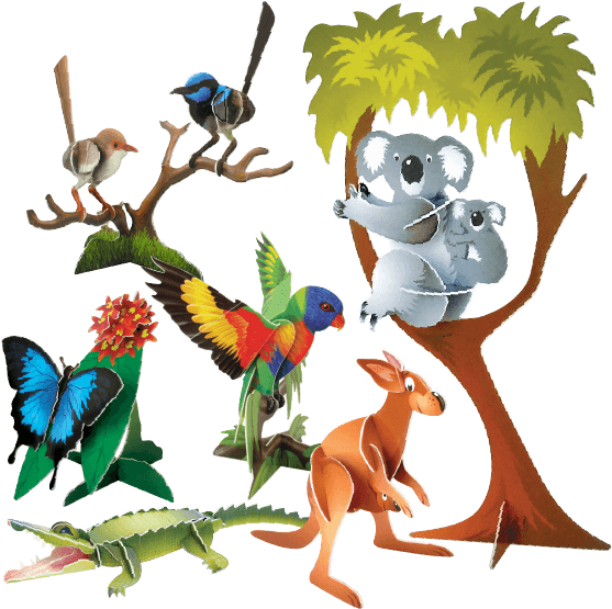 Doodads 3d Construction Postcards - Cartoon Clipart (567x567), Png Download