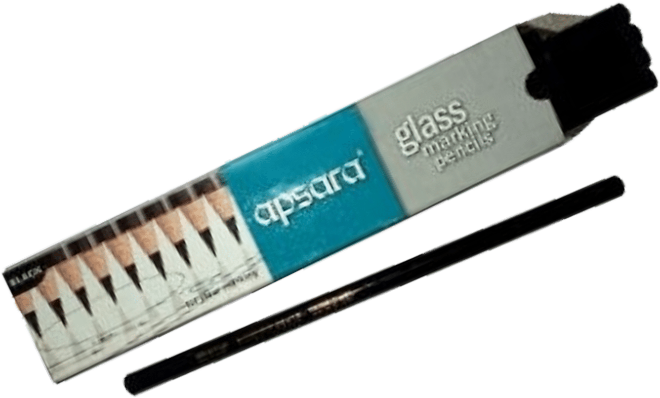 Apsara Glass Marking Black Pencil Box - Eye Liner Clipart (1304x786), Png Download