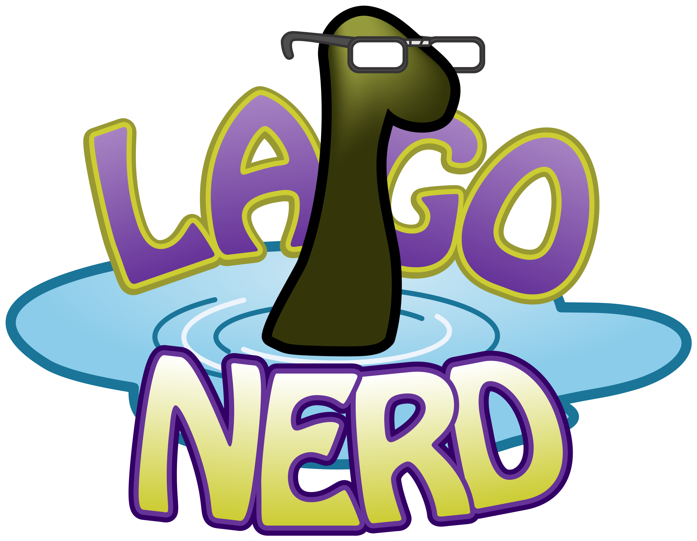 Lago Nerd Clipart (6261x1894), Png Download