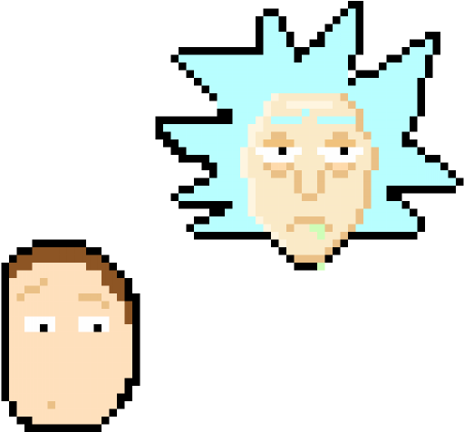 Rick And Morty Clipart (595x595), Png Download