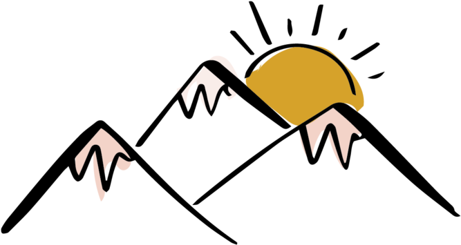 Mountains-01 Clipart (1000x474), Png Download